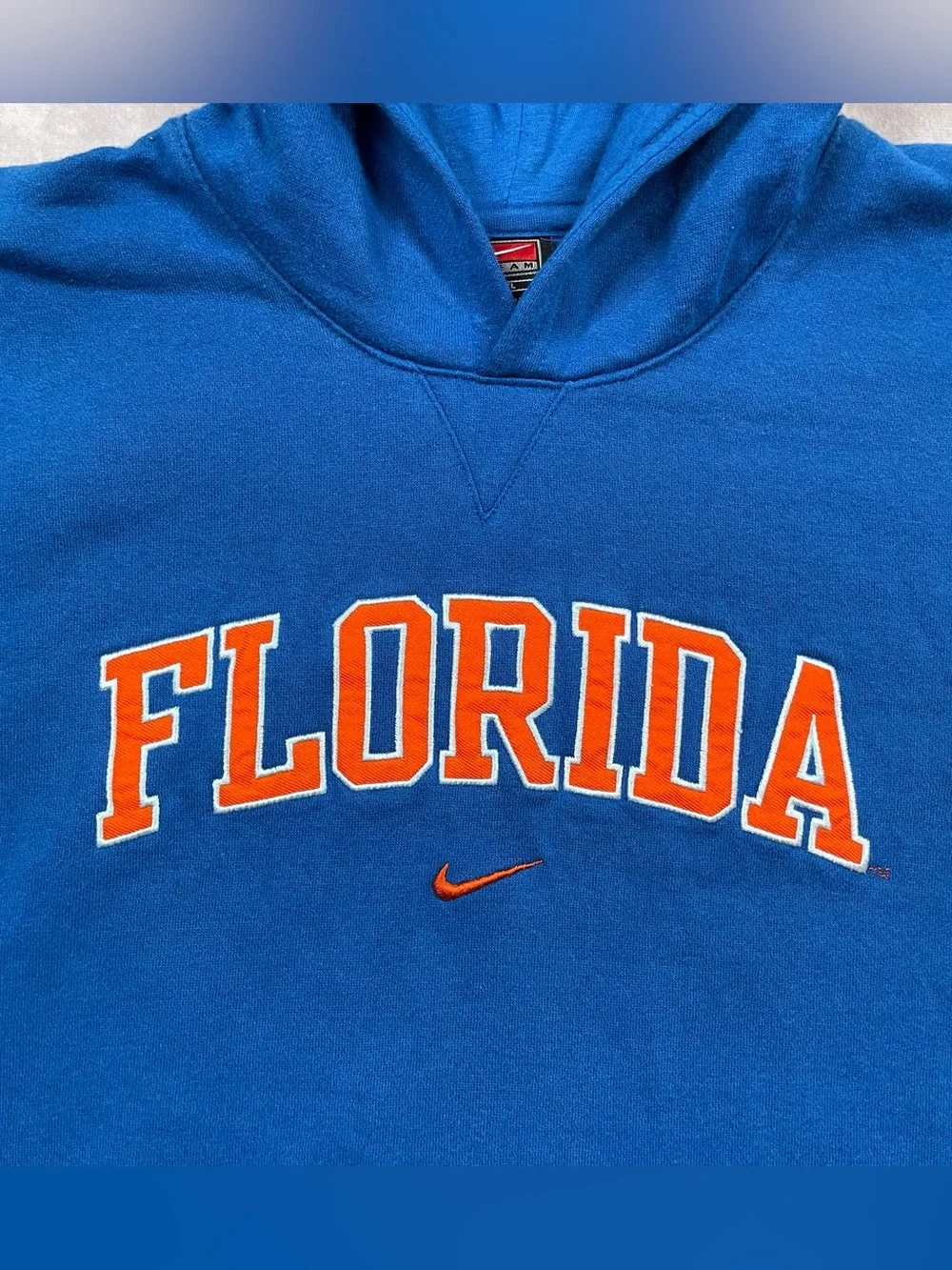 Florida Gators UF Nike Hoodie Youth Teens XL Blue Center Swoosh Sweatshirt